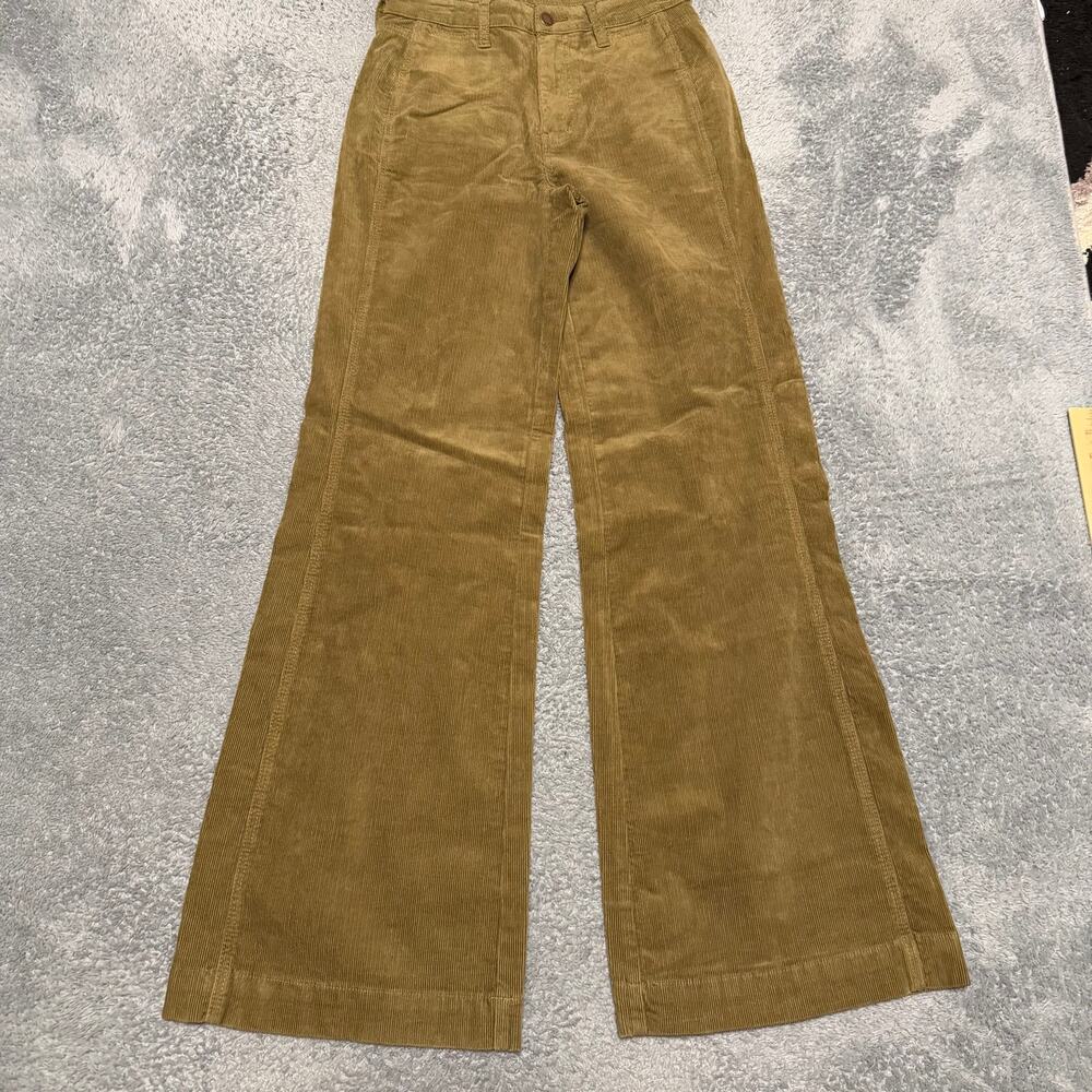 Judy Blue Pants Womens 1 /25 (27x33) Retro Wide Corduroy Brown